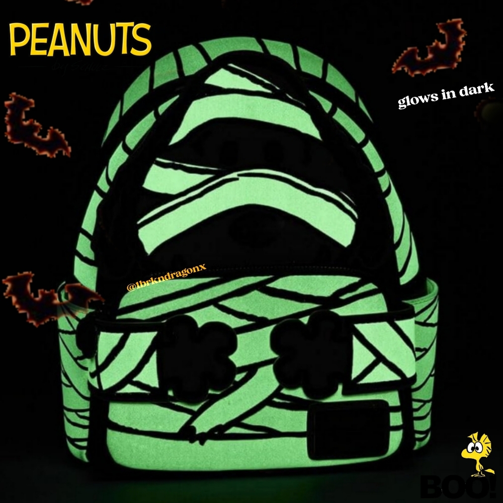 NWT Snoopy Peanuts Halloween Backpack Loungefly Snoopy Official - Picture 3 of 16